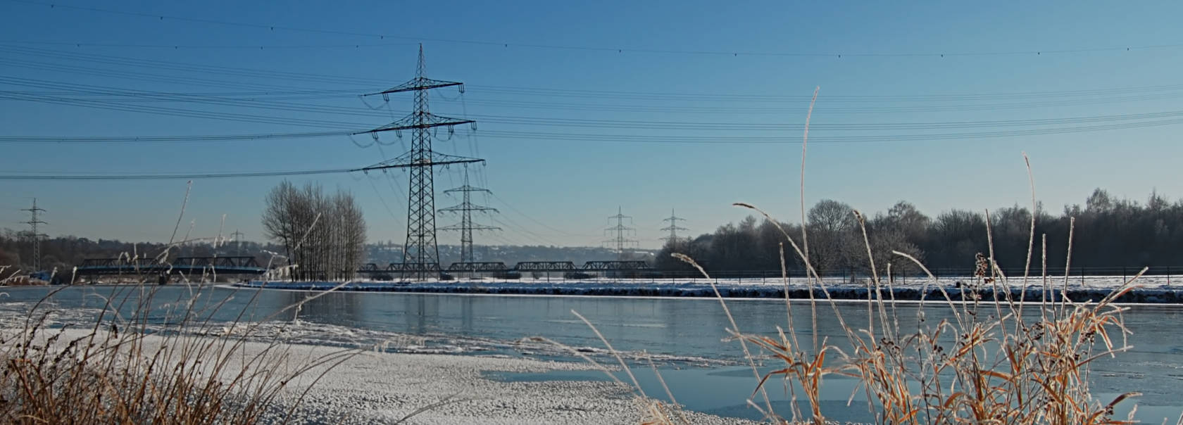 Permalink to: Winter an der Ruhr bei Essen-Horst im Januar 2009
